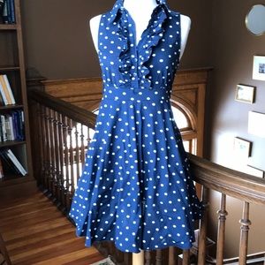 RWish navy dress